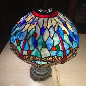 Dale Tiffany Dragonfly Table Lamp 21 inch 2 bulb limited edition